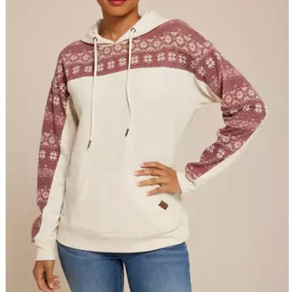 Homeward Fair Isle Sleeve Hoodie